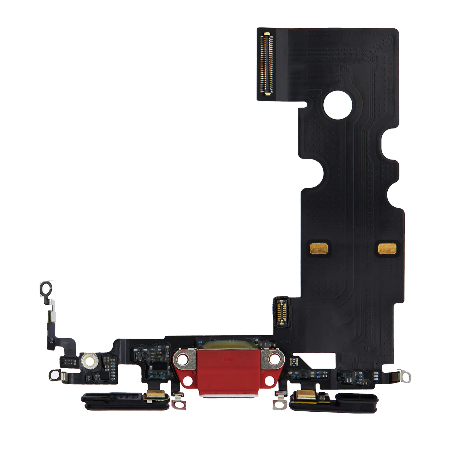 Charging Port Flex Cable For iPhone SE (2020) (Used OEM Pull) (Red)