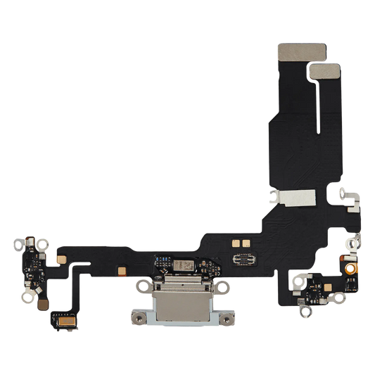 Charging Port Flex Cable For iPhone 15 (Aftermarket Plus) (Blue)