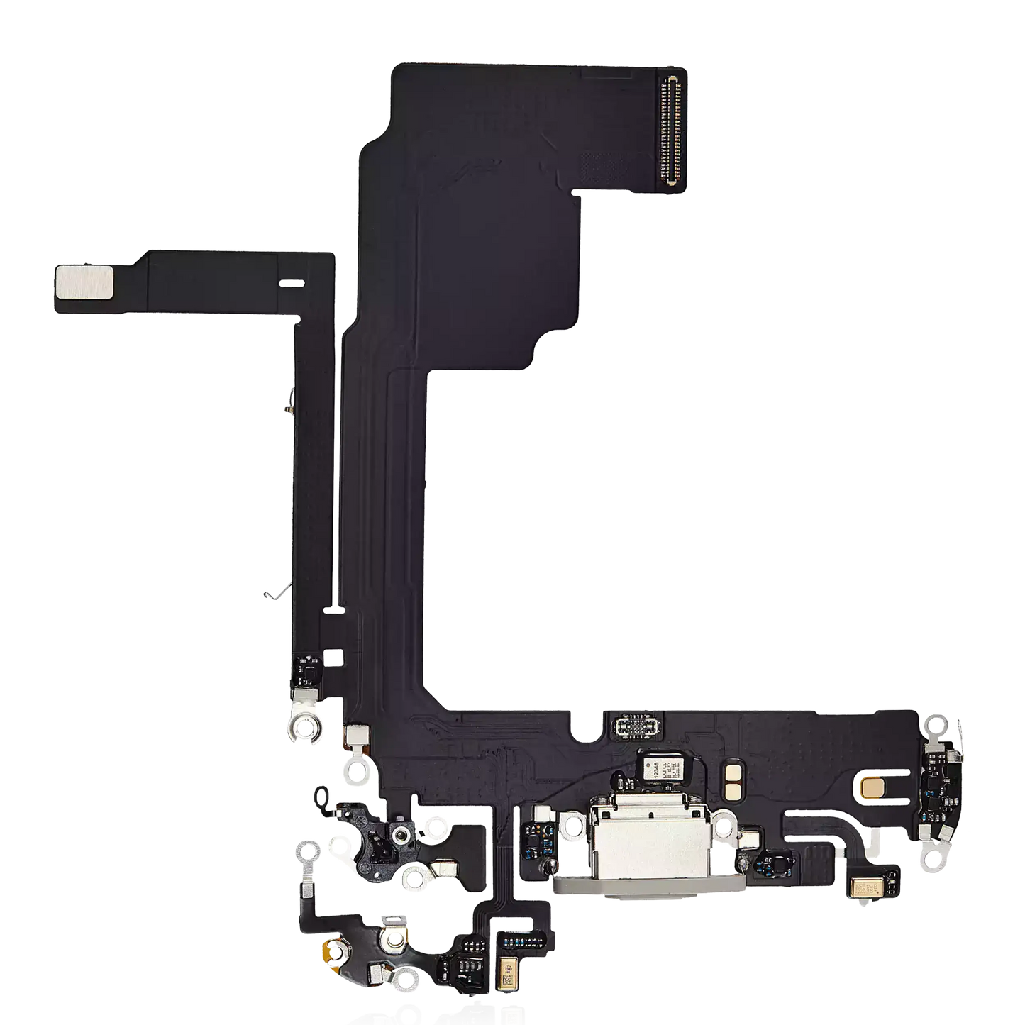 Charging Port Flex Cable For iPhone 15 Pro (Premium) (White Titanium)