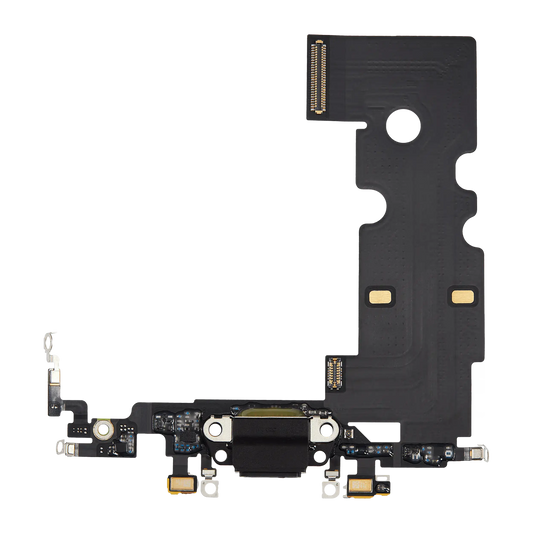 Charging Port Flex Cable For iPhone SE (2020) (Premium) (Black)