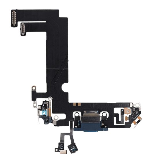 Charging Port Flex Cable For iPhone 12 Mini (Used OEM Pull) (Blue)