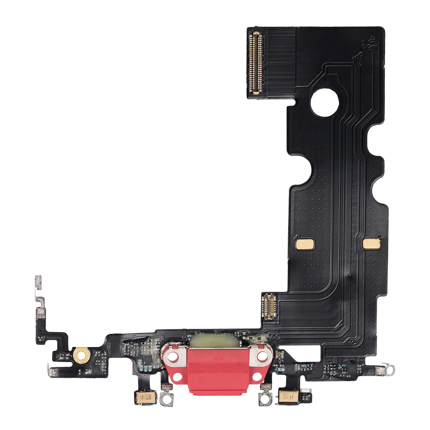Charging Port Flex Cable For iPhone SE (2020) (Aftermarket Plus) (Red)