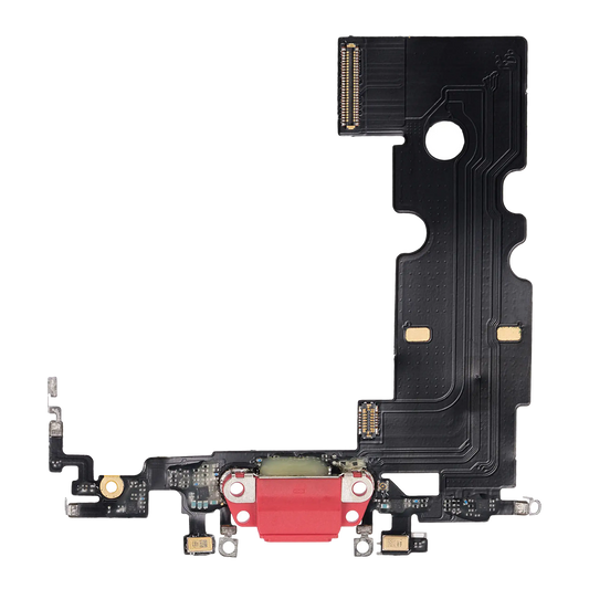 Charging Port Flex Cable For iPhone SE (2020) (Aftermarket Plus) (Red)