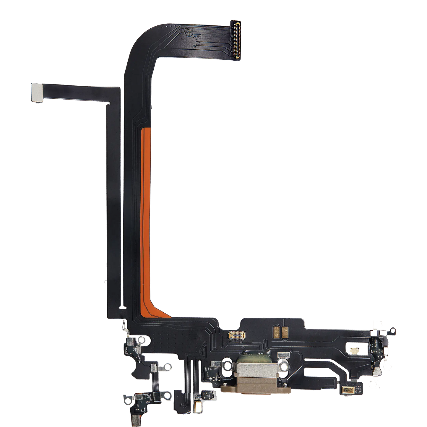 Charging Port Flex Cable For iPhone 13 Pro Max (Aftermarket Plus) (Gold)