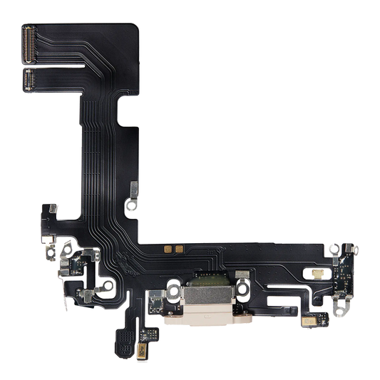 Charging Port Flex Cable For iPhone 13 (Aftermarket Plus) (Pink)
