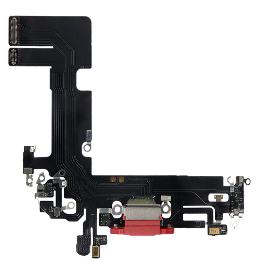 Charging Port Flex Cable For iPhone 13 (Aftermarket Plus) (Red)