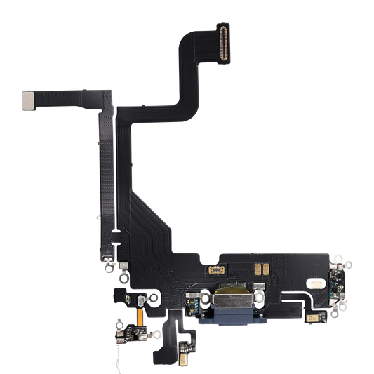 Charging Port Flex Cable For iPhone 13 Pro (Aftermarket Plus) (Sierra Blue)