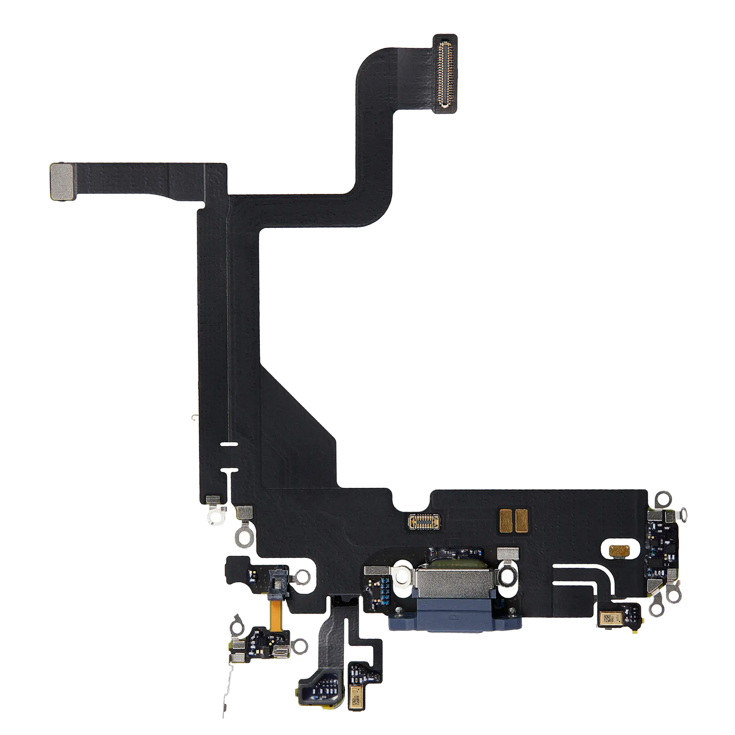 Charging Port Flex Cable For iPhone 13 Pro (Used OEM Pull) (Sierra Blue)