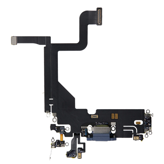 Charging Port Flex Cable For iPhone 13 Pro (Used OEM Pull) (Sierra Blue)