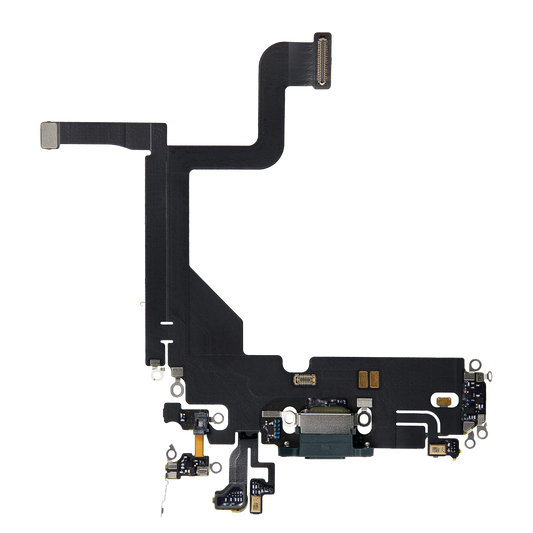 Charging Port Flex Cable For iPhone 13 Pro (Used OEM Pull) (Alpine Green)