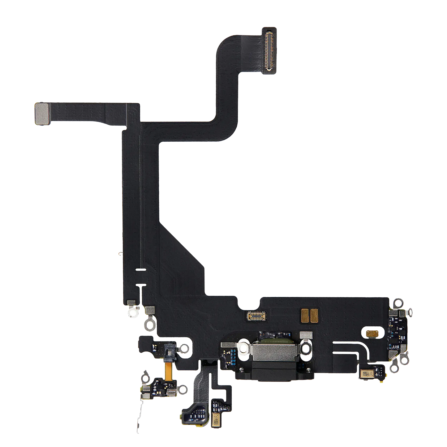 Charging Port Flex Cable For iPhone 13 Pro (Used OEM Pull) (Graphite)