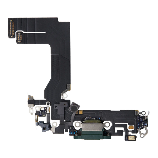Charging Port Flex Cable For iPhone 13 Mini (Premium) (Green)