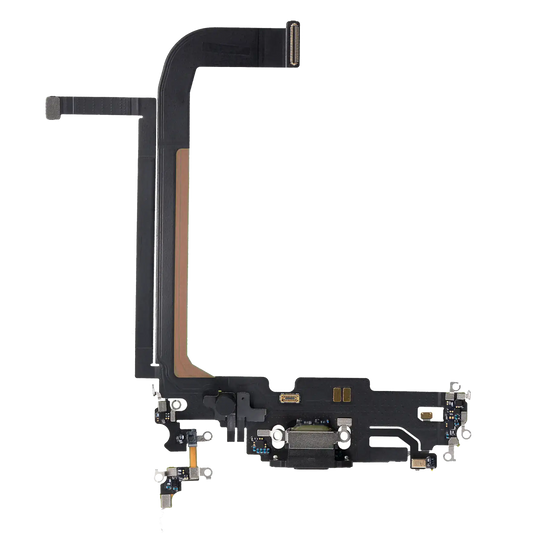 Charging Port Flex Cable For iPhone 13 Pro Max (Used OEM Pull) (Graphite)