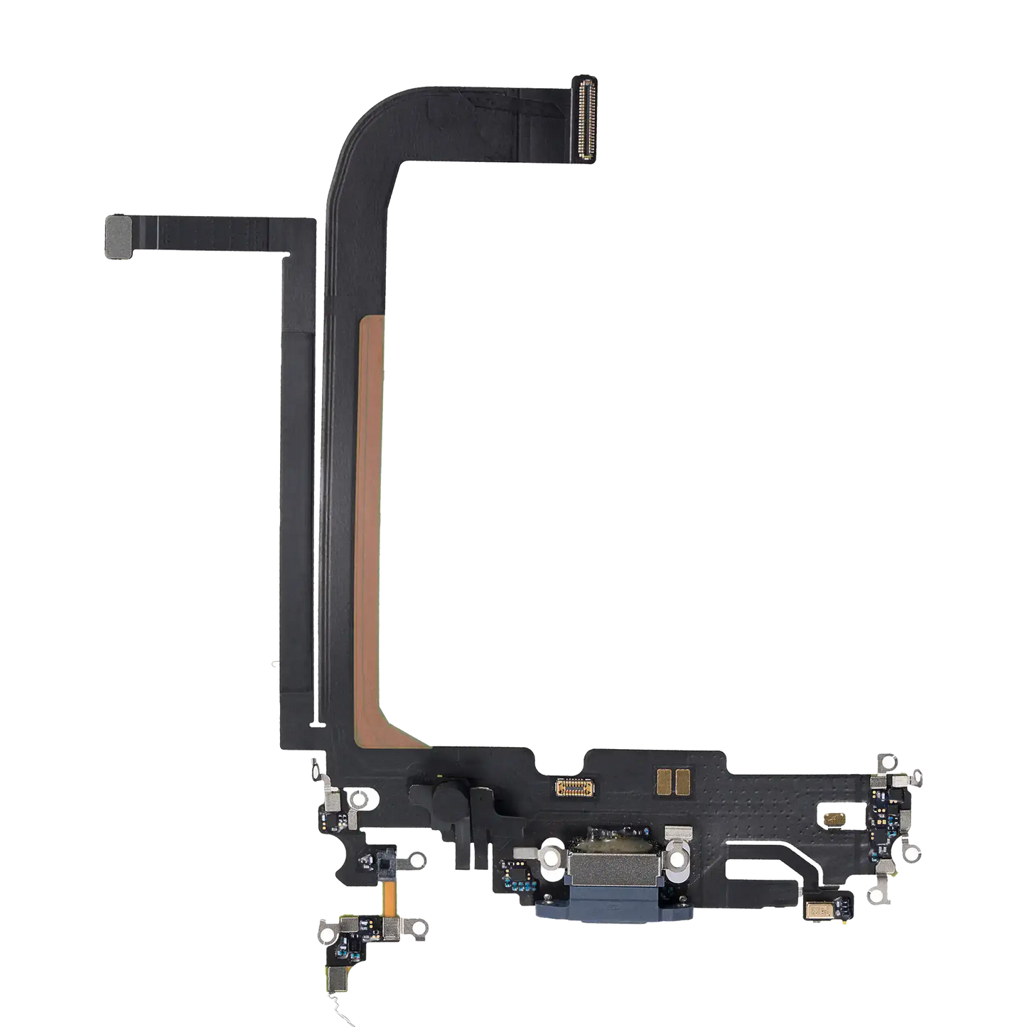 Charging Port Flex Cable For iPhone 13 Pro Max (Used OEM Pull) (Sierra Blue)