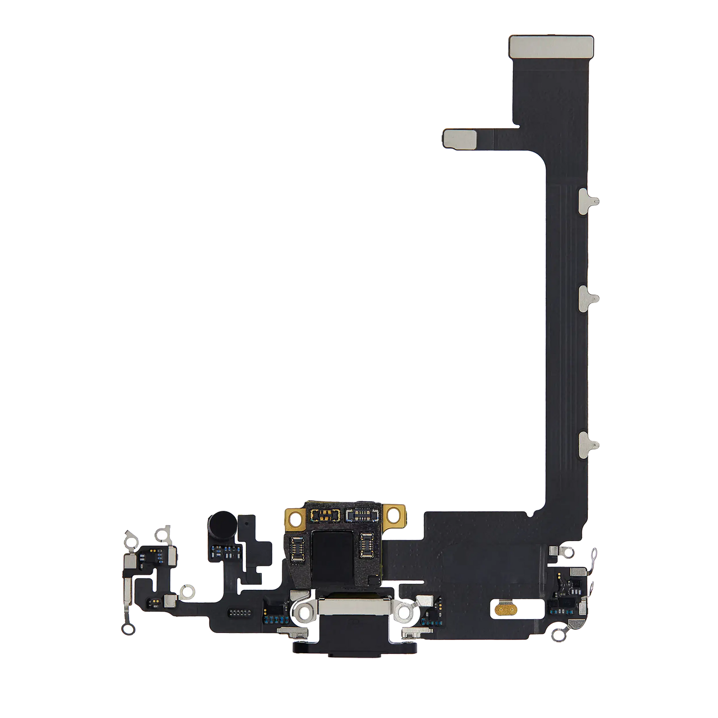 Charging Port Flex Cable With Board For iPhone 11 Pro Max (Used OEM Pull) (Space Gray)