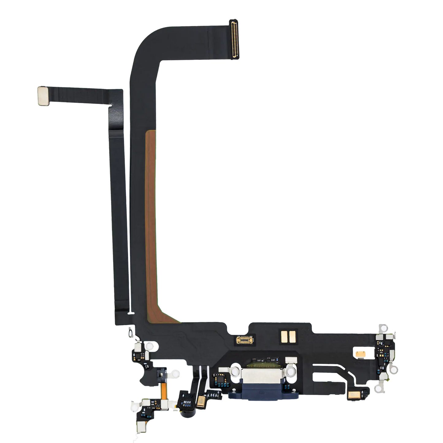 Charging Port Flex Cable For iPhone 13 Pro Max (Premium) (Sierra Blue)