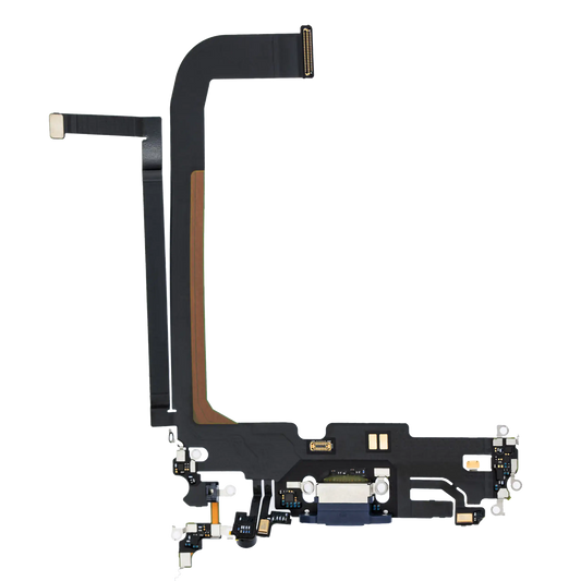 Charging Port Flex Cable For iPhone 13 Pro Max (Premium) (Sierra Blue)
