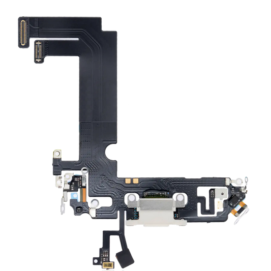 Charging Port Flex Cable For iPhone 12 Mini (Aftermarket Plus) (White)