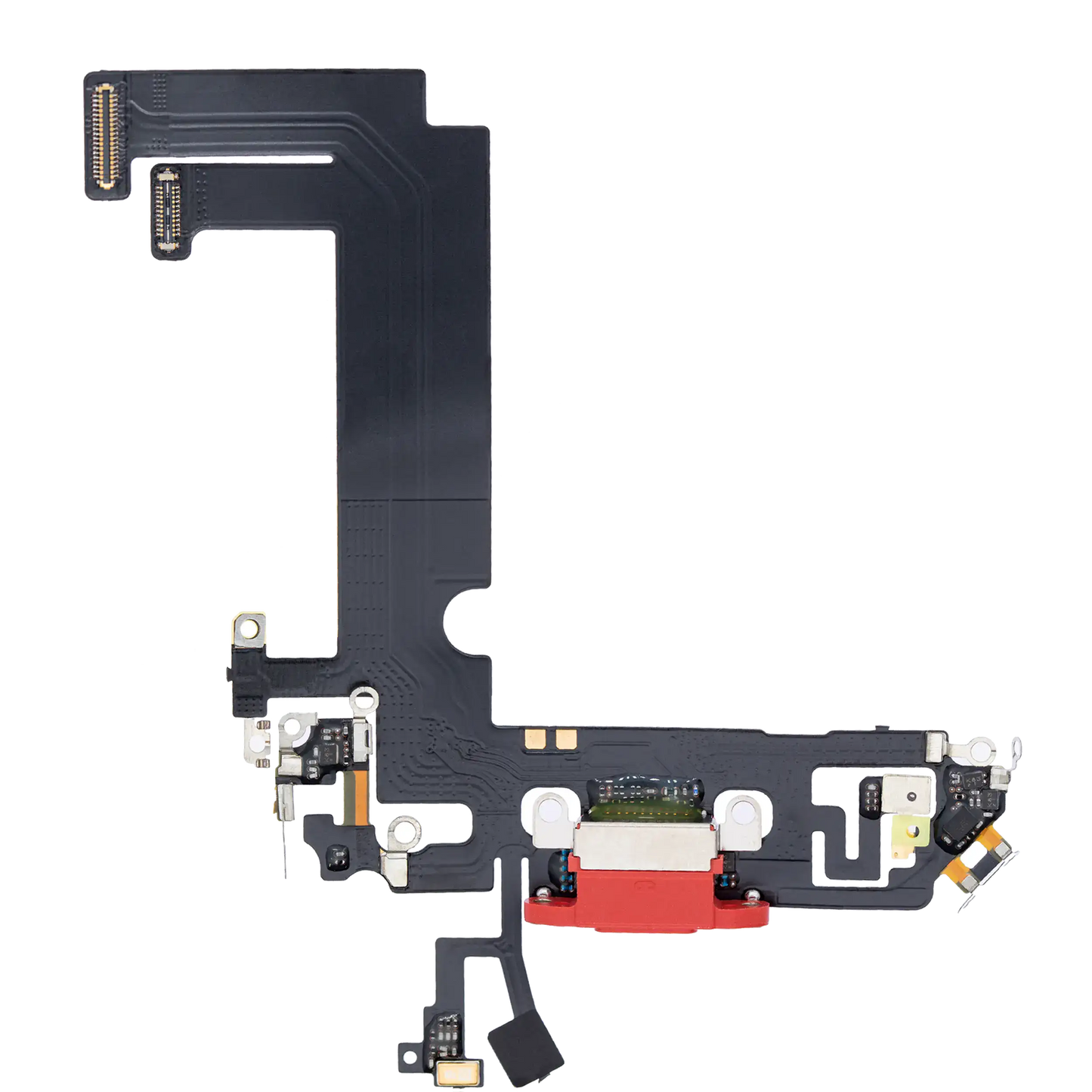Charging Port Flex Cable For iPhone 12 Mini (Aftermarket Plus) (Red)