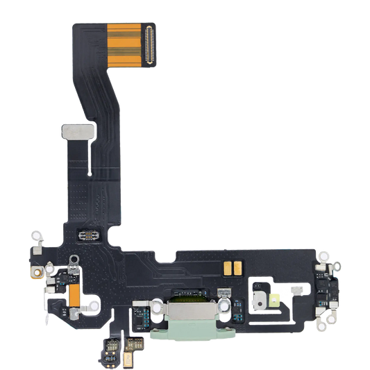 Charging Port Flex Cable For iPhone 12 (Aftermarket Plus) (Green)