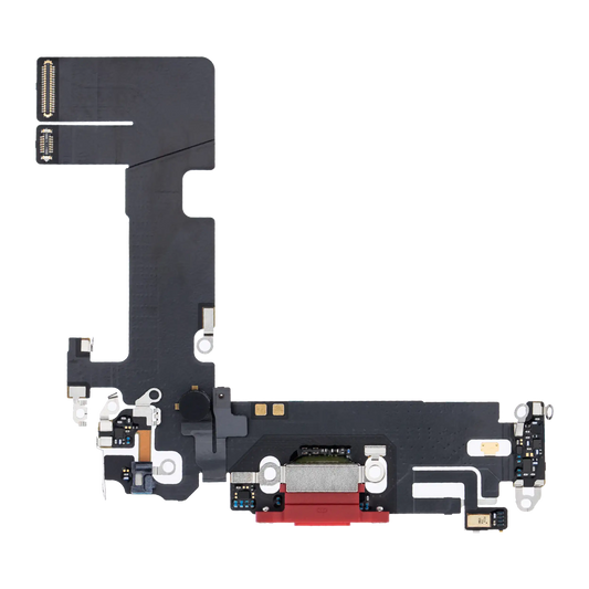 Charging Port Flex Cable For iPhone 13 (Premium) (Red)
