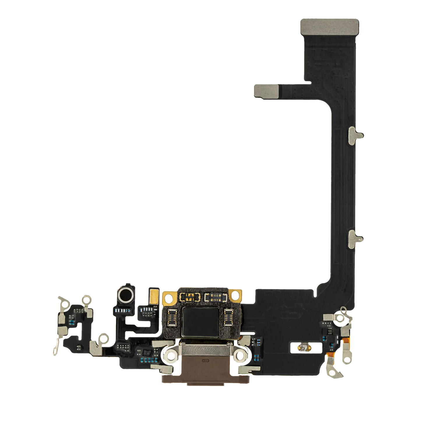 Charging Port Flex Cable With Board For iPhone 11 Pro (Aftermarket Plus) (Gold)
