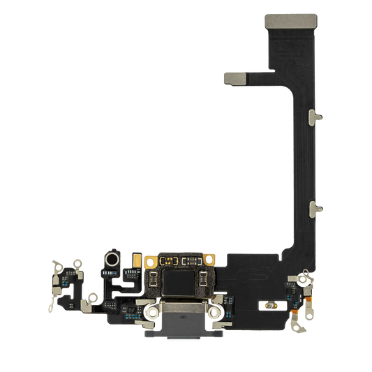 Charging Port Flex Cable With Board For iPhone 11 Pro (Aftermarket Plus) (Midnight Green)