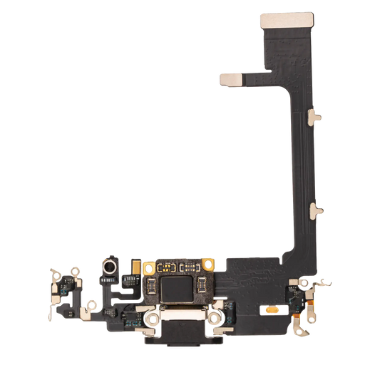 Charging Port Flex Cable With Board For iPhone 11 Pro (Aftermarket Plus) (Space Gray)