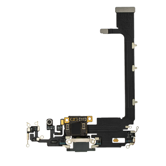 Charging Port Flex Cable With Board For iPhone 11 Pro Max (Aftermarket Plus) (Midnight Green)