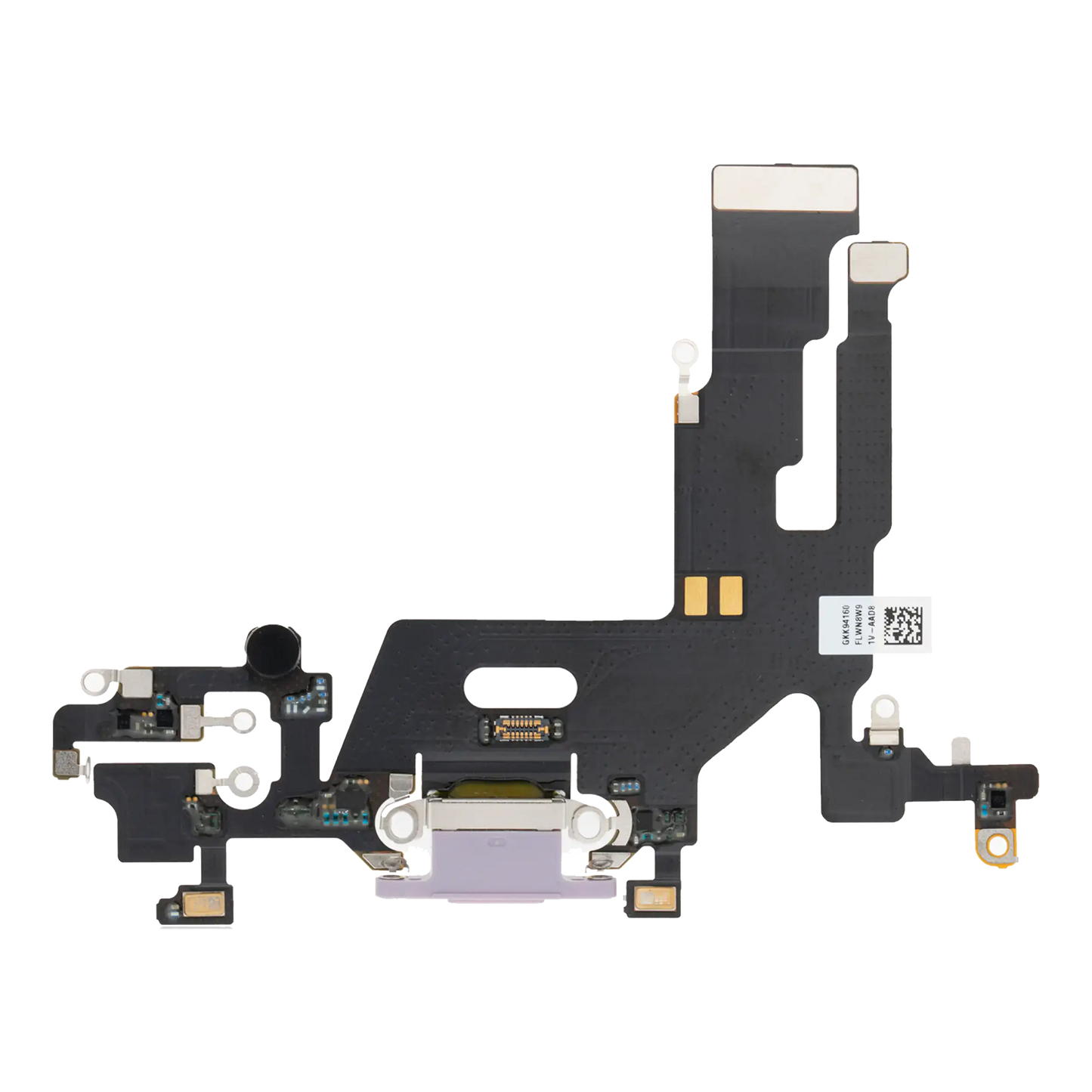 Charging Port Flex Cable For iPhone 11 (Aftermarket Plus) (Purple)