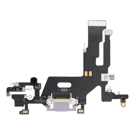 Charging Port Flex Cable For iPhone 11 (Aftermarket Plus) (Purple)