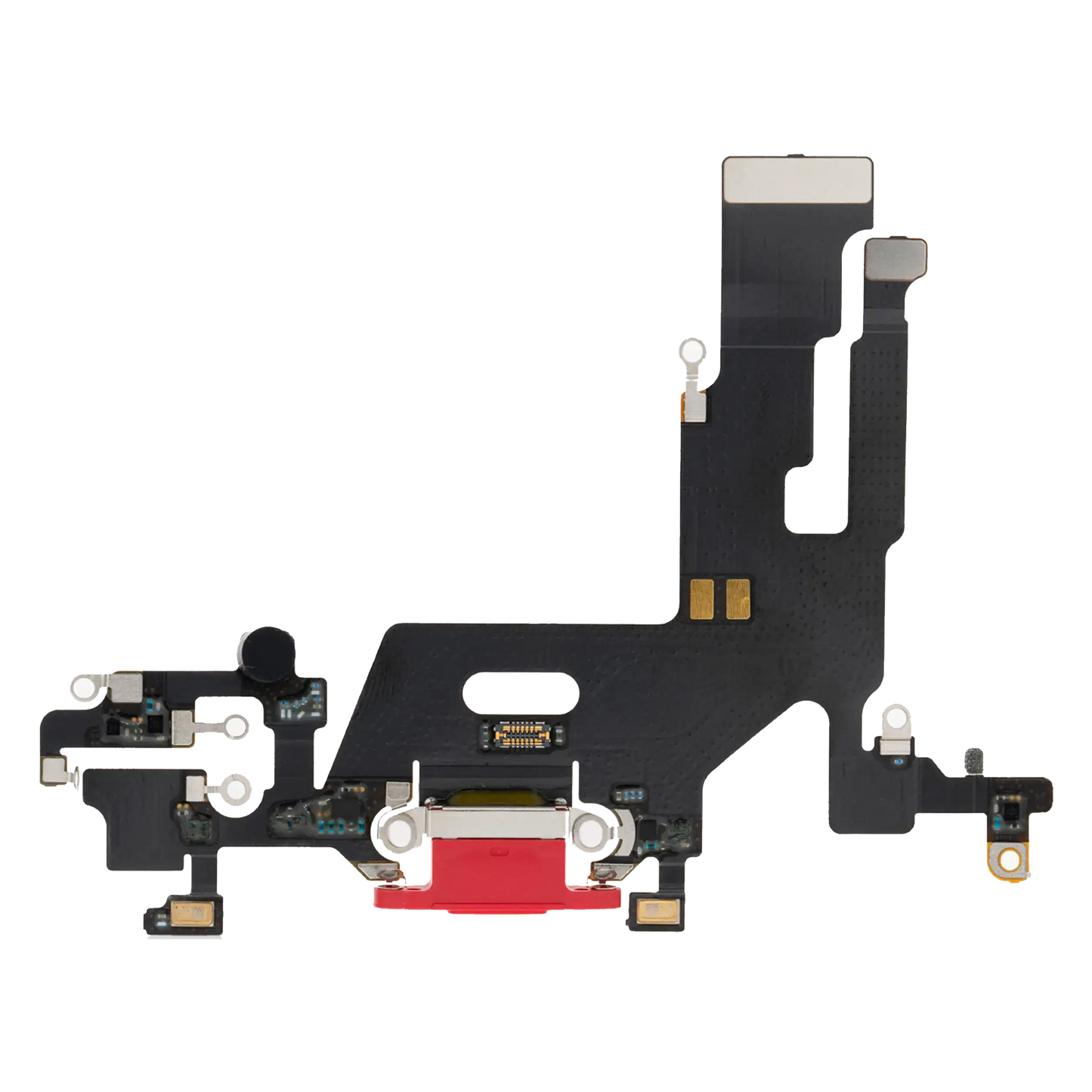 Charging Port Flex Cable For iPhone 11 (Aftermarket Plus) (Red)
