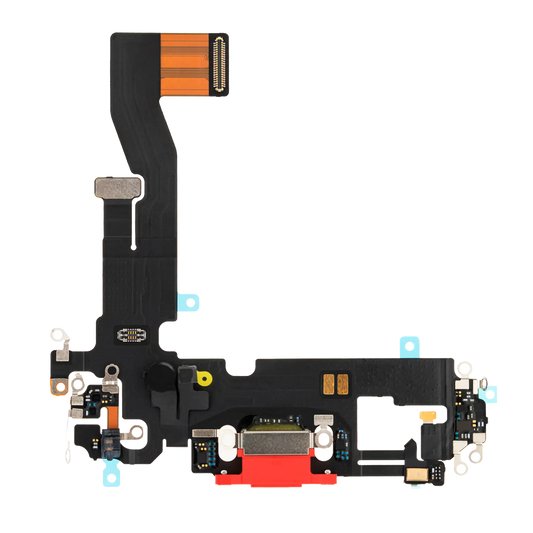 Charging Port Flex Cable For iPhone 12 (Premium) (Red)