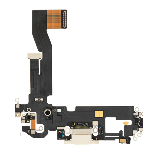 Charging Port Flex Cable For iPhone 12 Pro (Premium) (Gold)