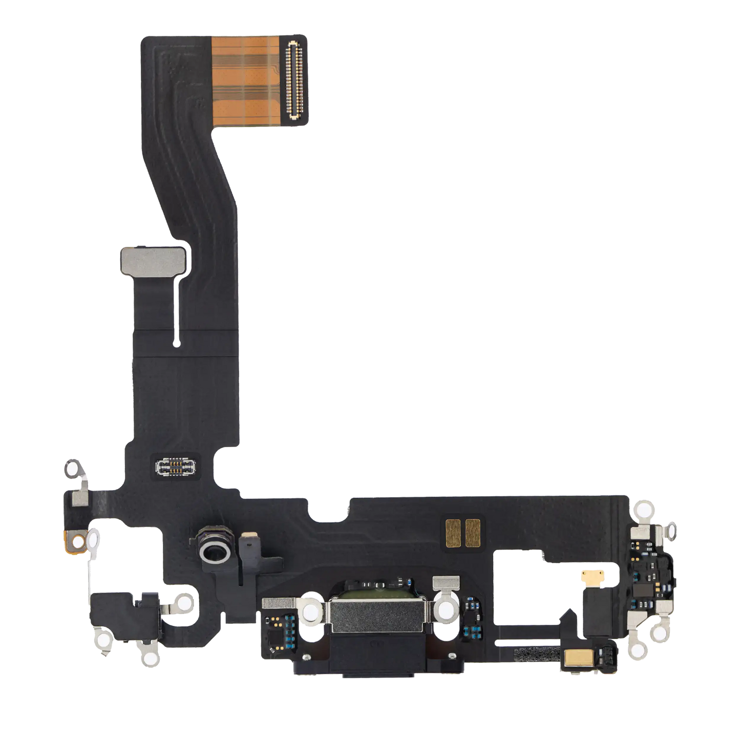 Charging Port Flex Cable For iPhone 12 / 12 Pro (Premium) (Graphite)