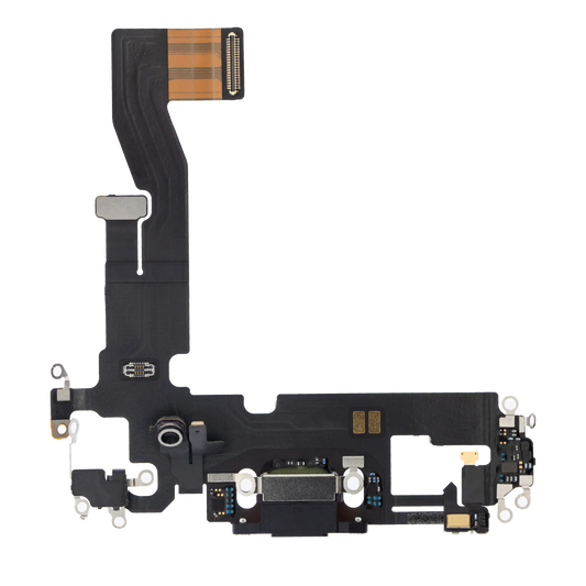 Charging Port Flex Cable For iPhone 12 / 12 Pro (Premium) (Graphite)