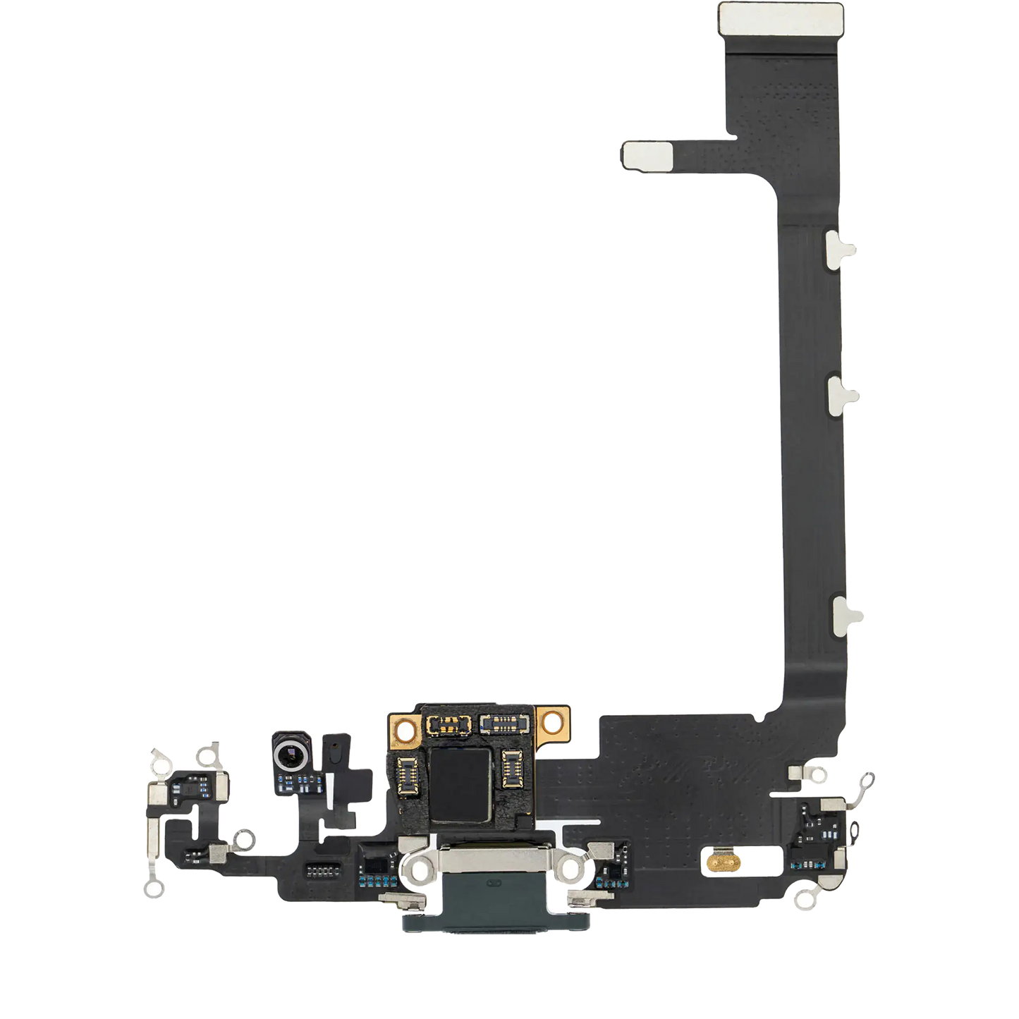 Charging Port Flex Cable With Board For iPhone 11 Pro Max (Premium) (Midnight Green)