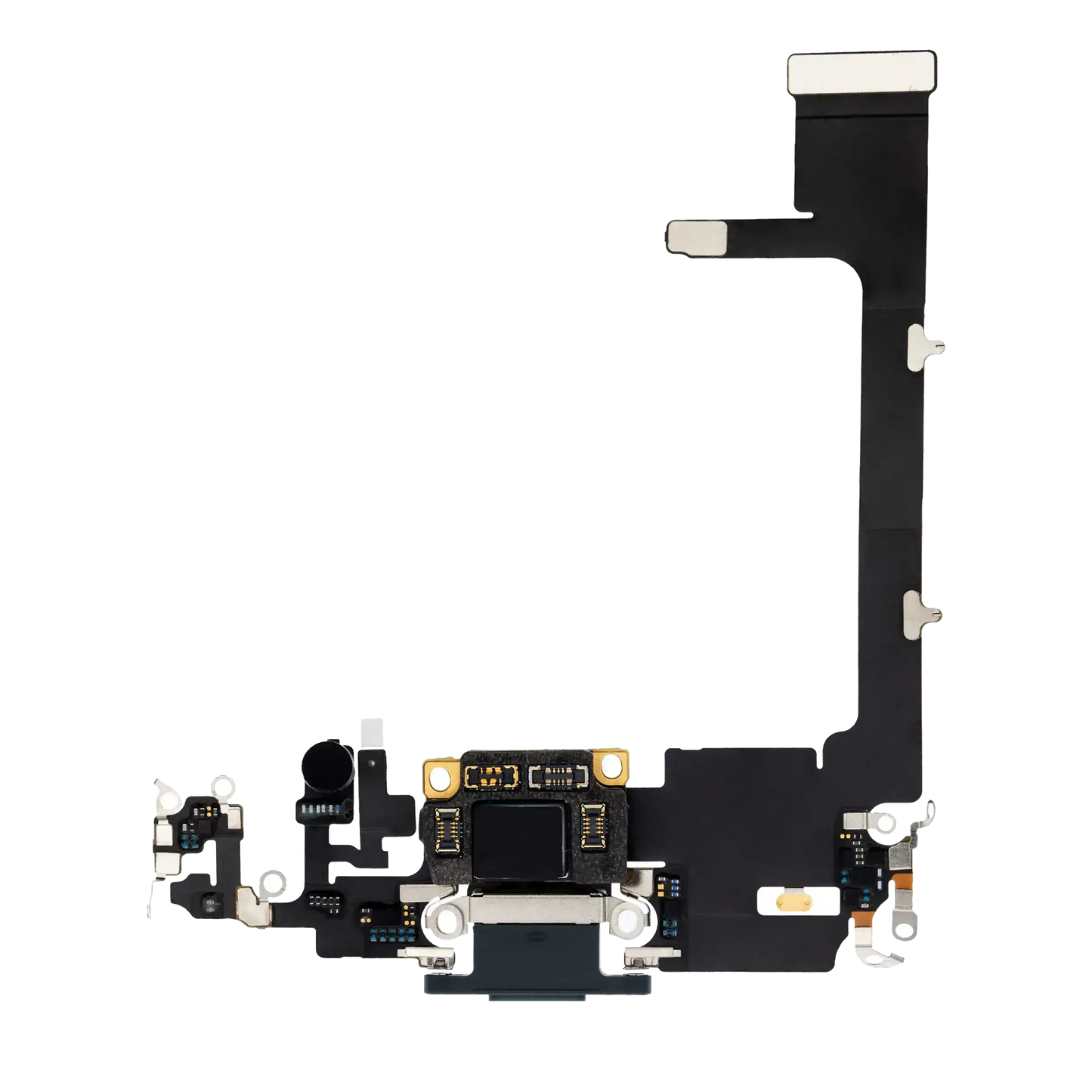Charging Port Flex Cable With Board For iPhone 11 Pro (Premium) (Midnight Green)