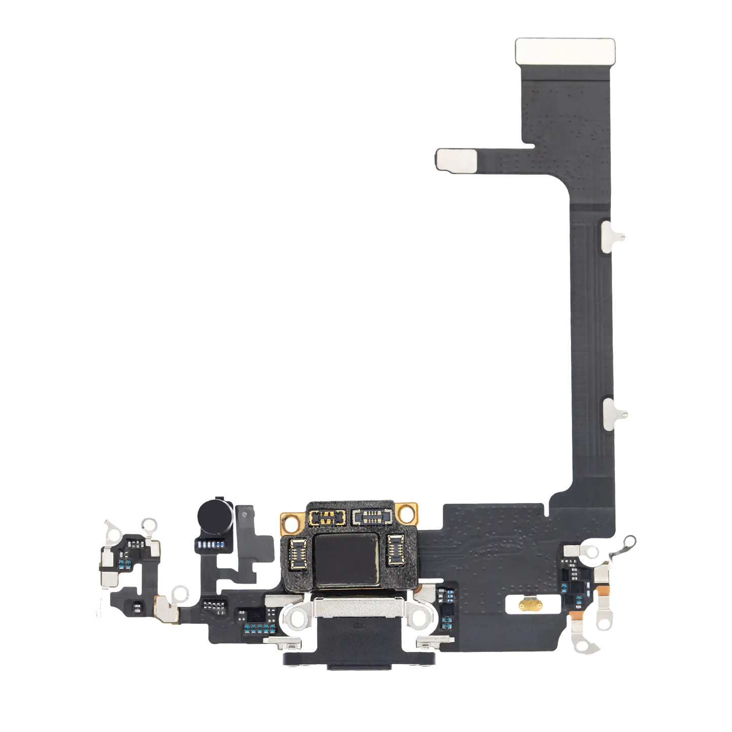 Charging Port Flex Cable With Board For iPhone 11 Pro (Premium) (Space Gray)