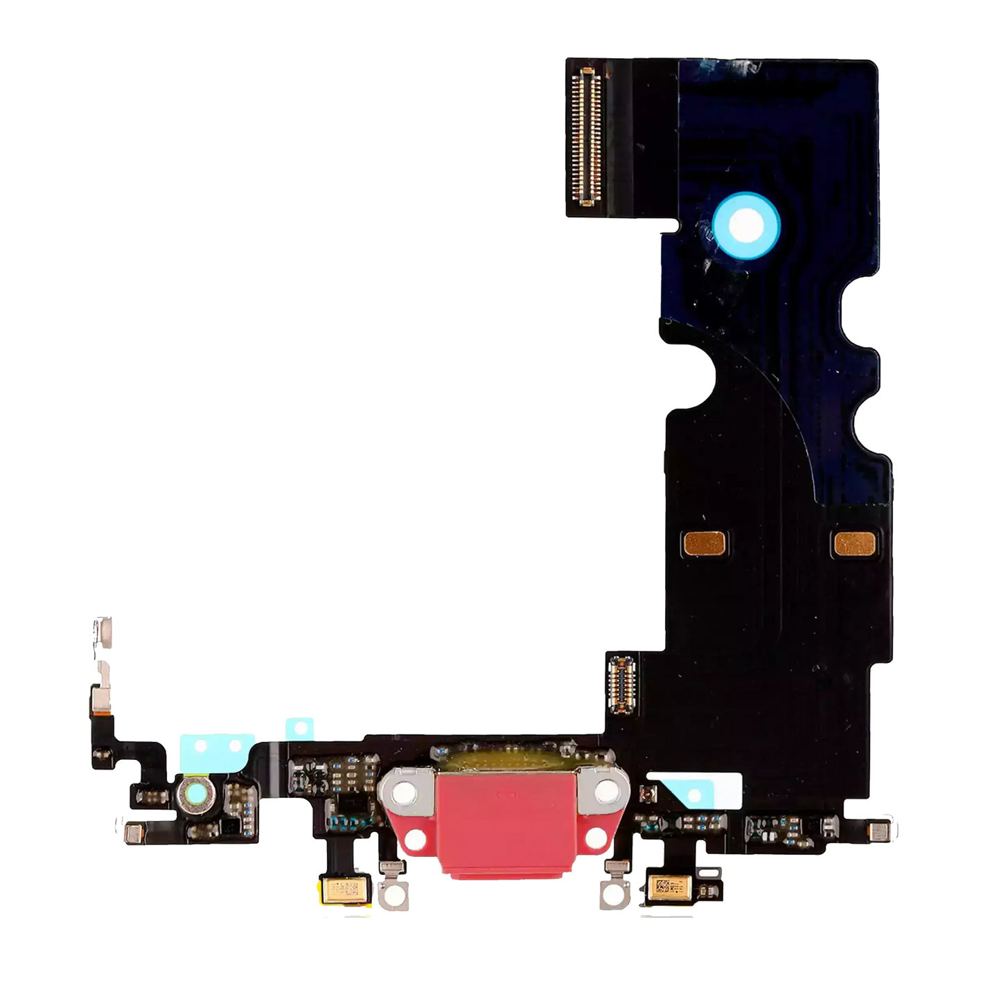 Charging Port Flex Cable For iPhone 8 (Premium) (Red)