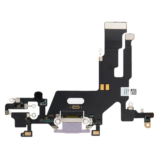 Charging Port Flex Cable For iPhone 11 (Premium) (Purple)