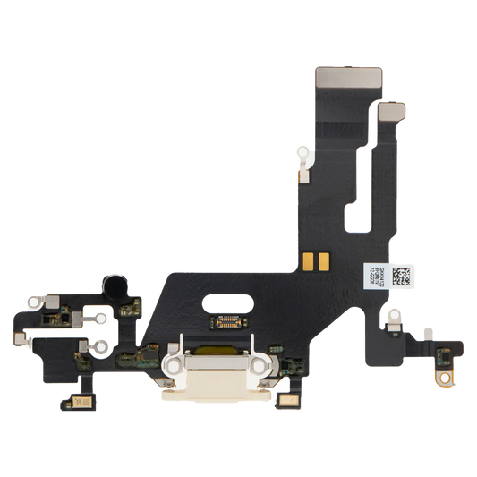 Charging Port Flex Cable For iPhone 11 (Aftermarket Plus) (White)