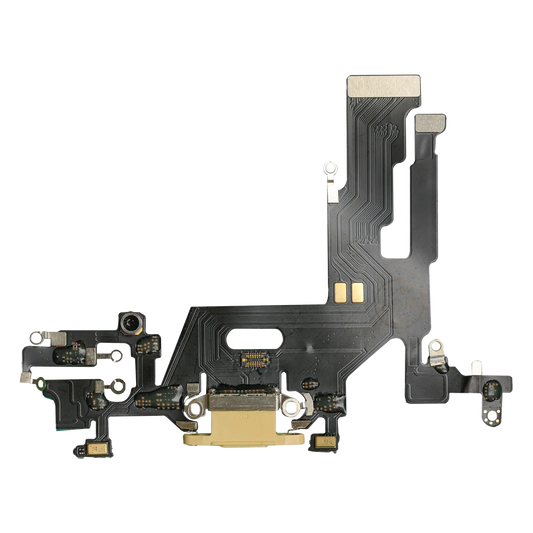 Charging Port Flex Cable For iPhone 11 (Aftermarket Plus) (Yellow)
