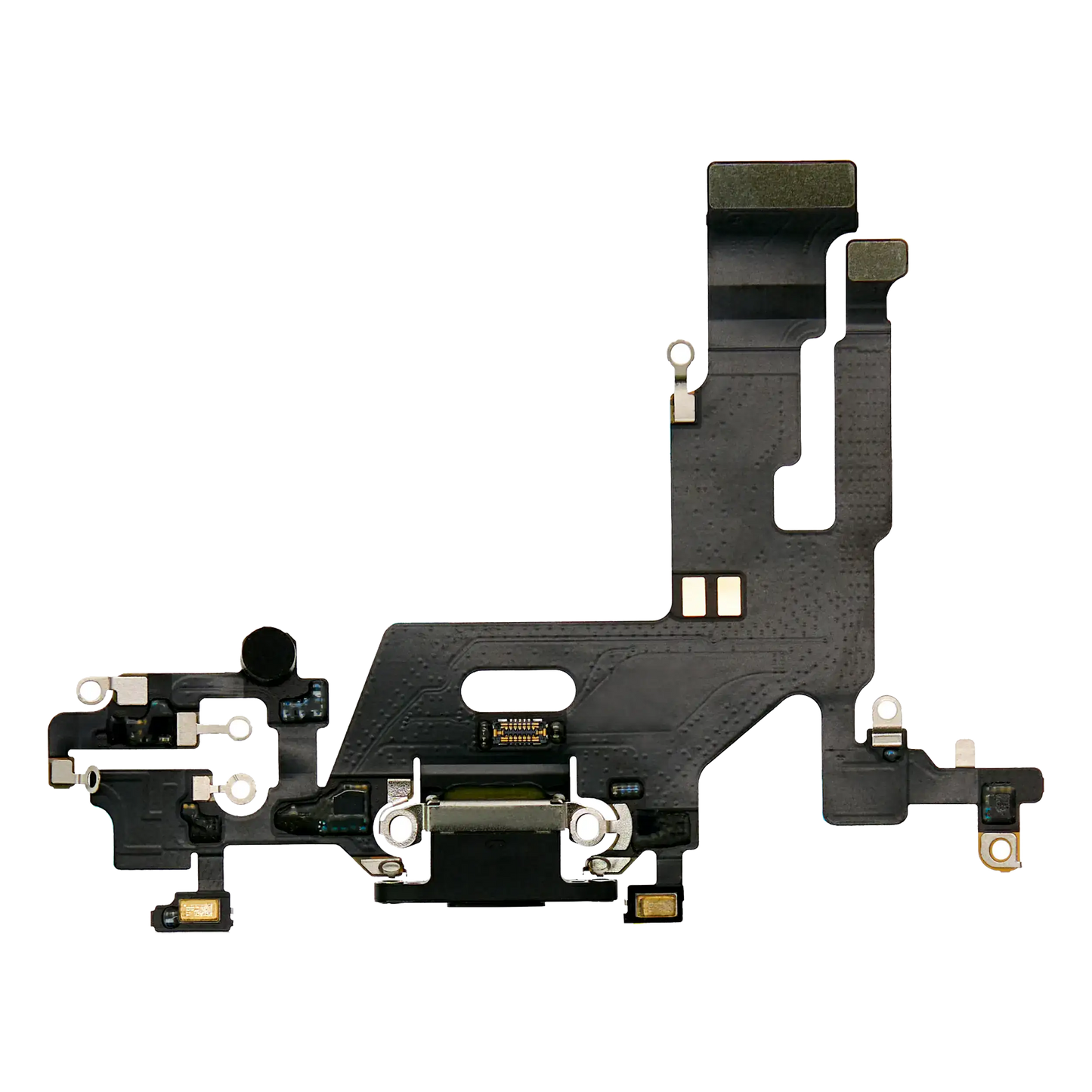Charging Port Flex Cable For iPhone 11 (Premium) (Black)