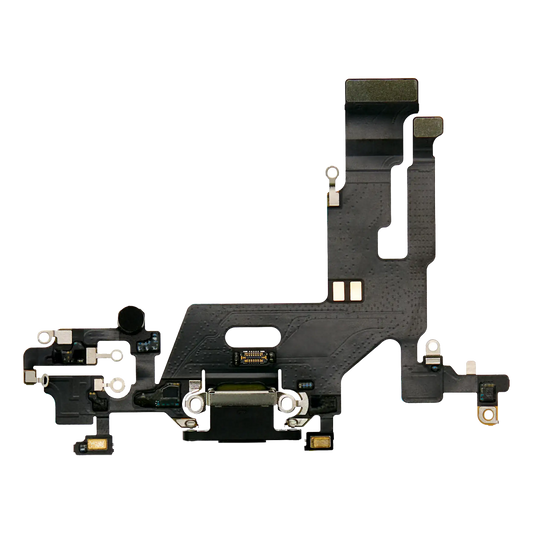 Charging Port Flex Cable For iPhone 11 (Premium) (Black)
