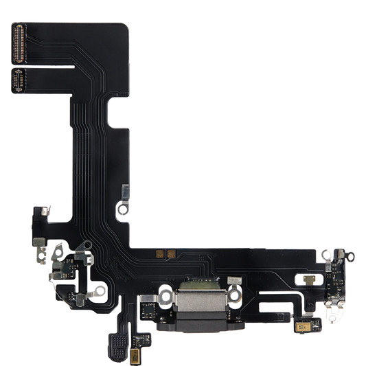 Charging Port Flex Cable For iPhone 13 (Aftermarket Plus) (Midnight)