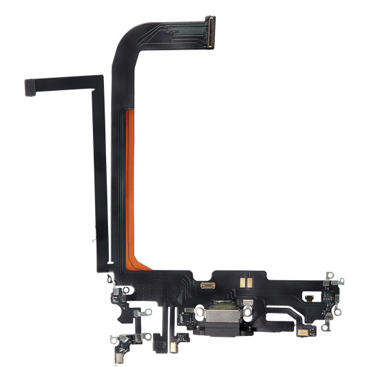 Charging Port Flex Cable For iPhone 13 Pro Max (Aftermarket Plus) (Graphite)