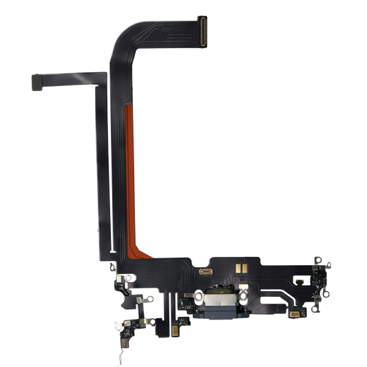 Charging Port Flex Cable For iPhone 13 Pro Max (Aftermarket Plus) (Sierra Blue)