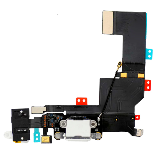 Charging Port Flex Cable For iPhone 5S (Silver)