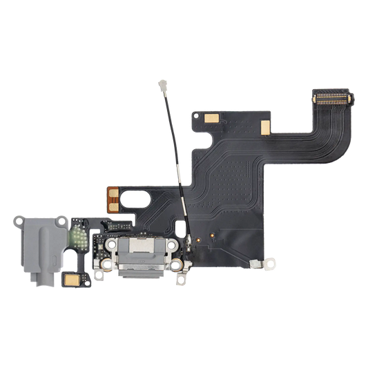 Charging Port Flex Cable For iPhone 6 (Aftermarket) (Space Gray)